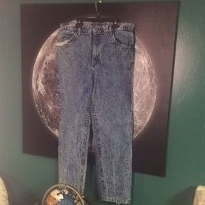 Lee men’s jeans acid washed 80’s